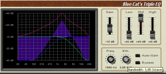 Step 14 - Improvements - customize the bandwith of the wah pedal